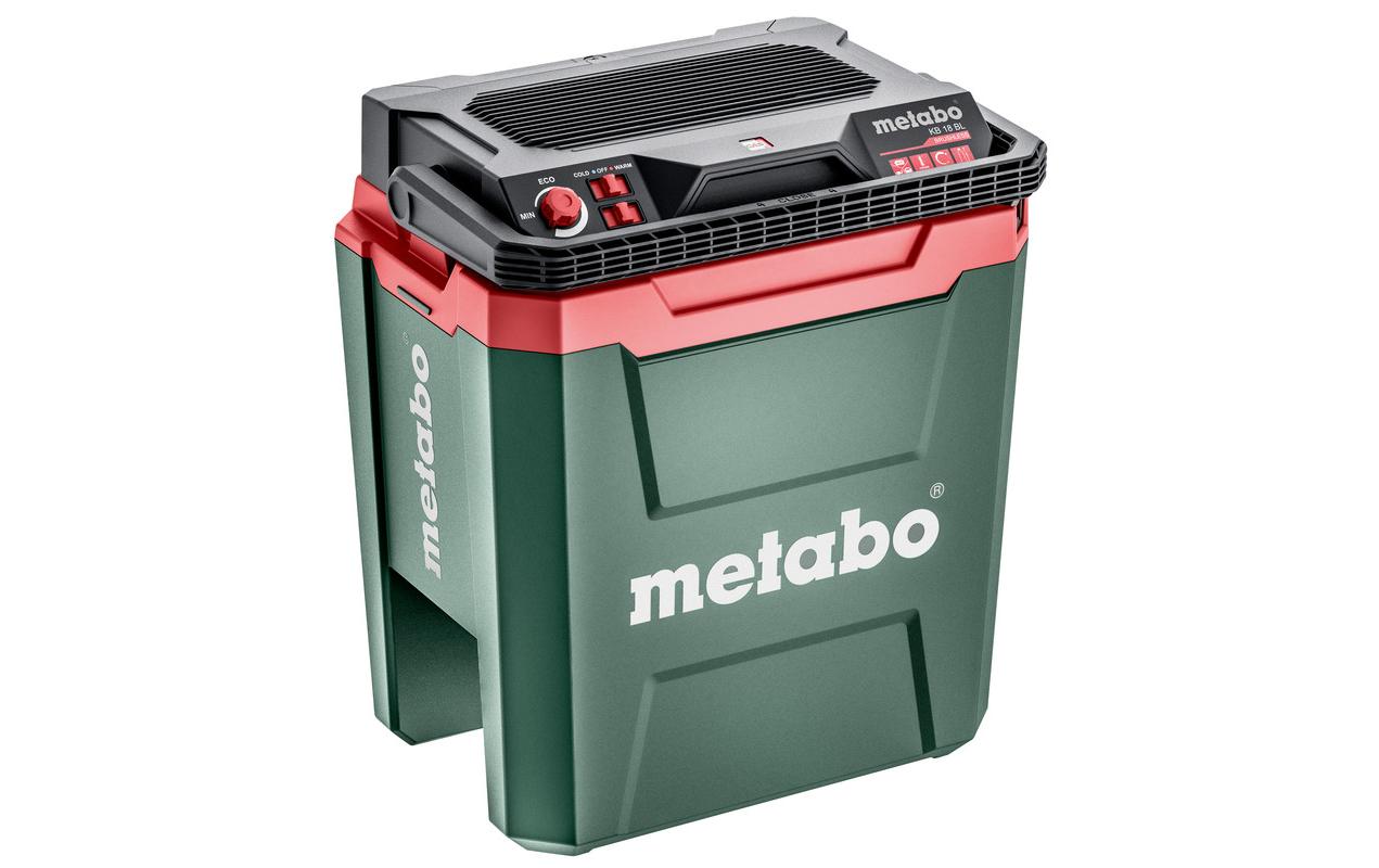 Metabo Akku-Kühlbox KB 18 BL – thermoelektrisch, 24 l, 230 V – grün