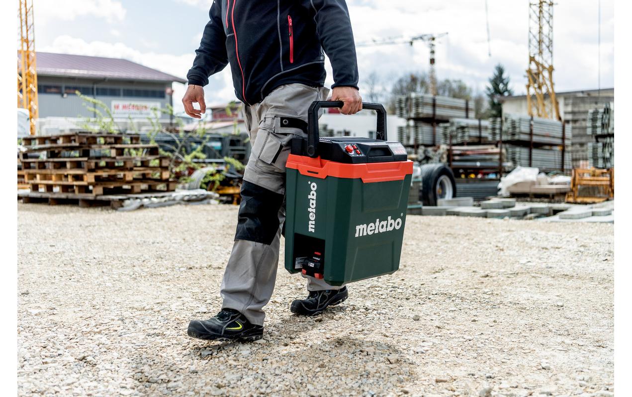 Metabo Akku-Kühlbox KB 18 BL – thermoelektrisch, 24 l, 230 V – grün