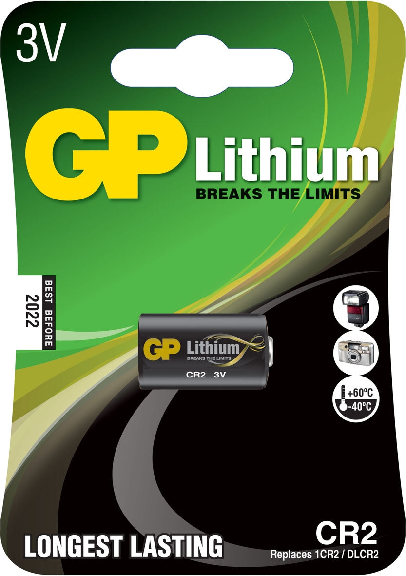 GP Batteries CR2 Batterie, Lithium, 3 V – 1 Stk.