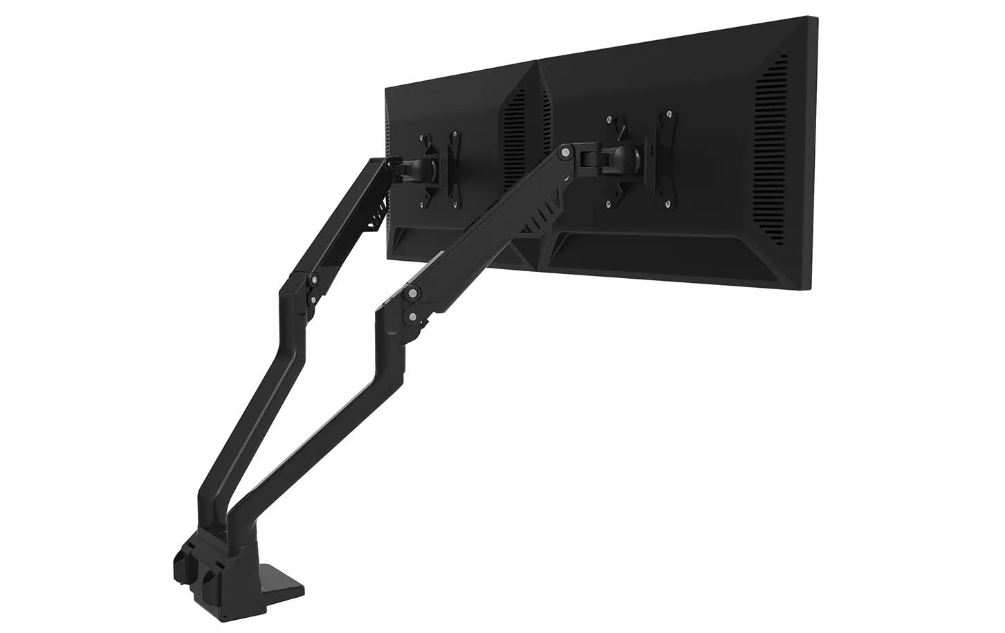 Neomounts Monitorarm, Tischklemme, Tischdurchführung, bis 32", höhenverstellbar, Gasfeder, schwarz