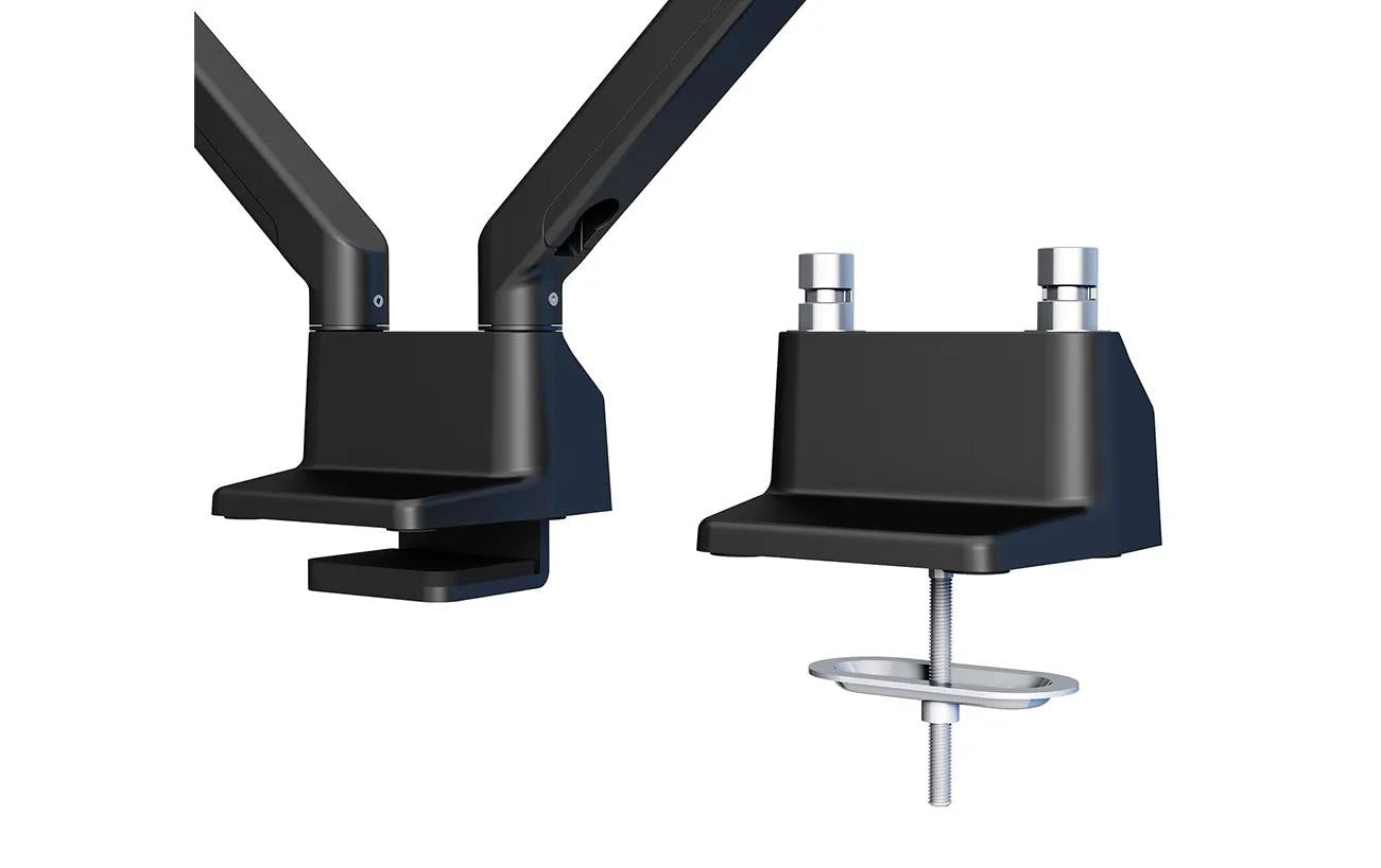 Neomounts Monitorarm, Tischklemme, Tischdurchführung, bis 32", höhenverstellbar, Gasfeder, schwarz