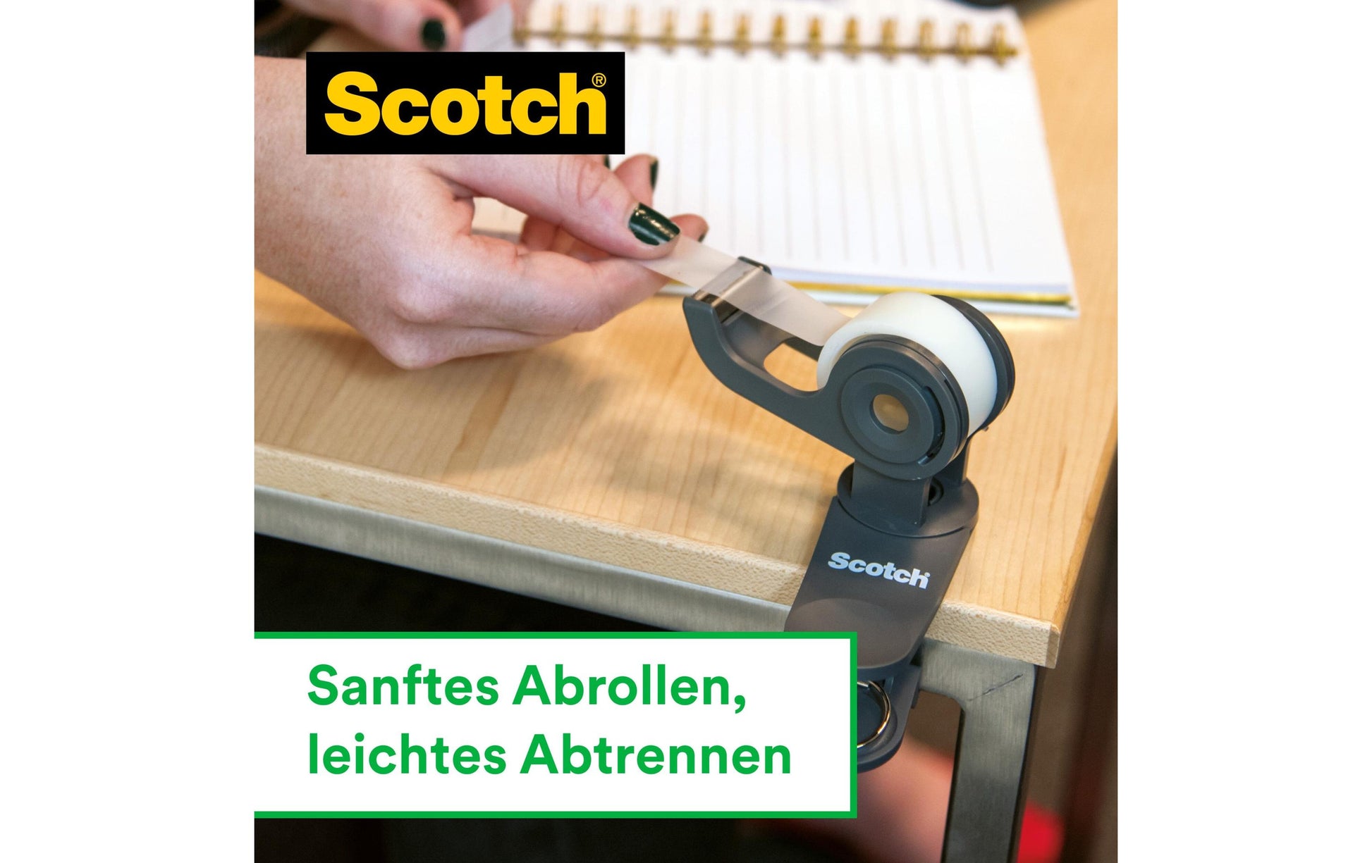Scotch Magic Klebefilm matt/unsichtbar – 19 mm × 33 m, transparent, Acryl, wiederablösbar, 24 Rollen