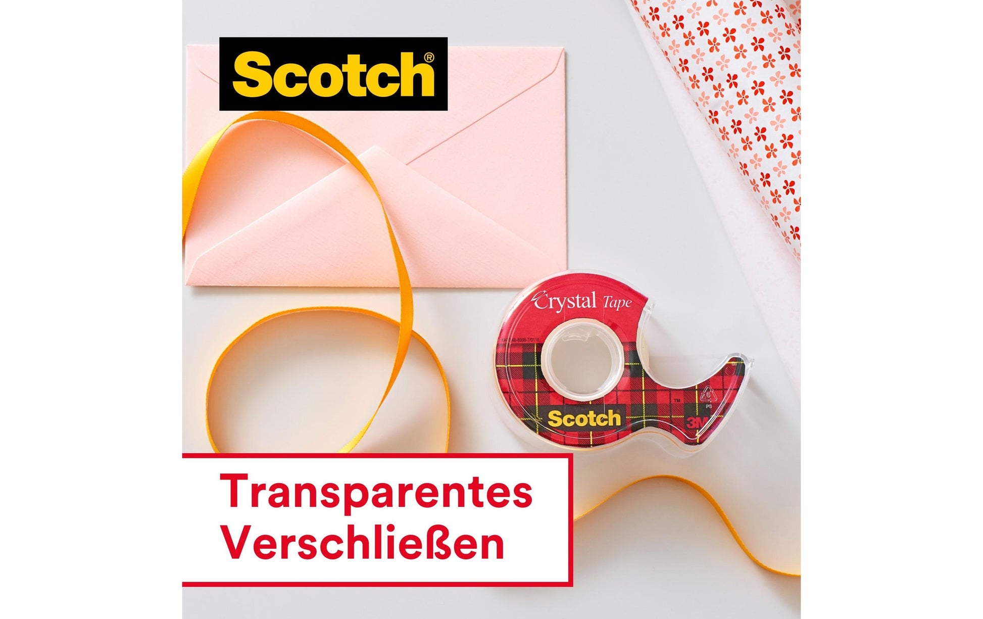 Scotch Klebeband Crystal – 19 mm × 33 m, 14 Rollen