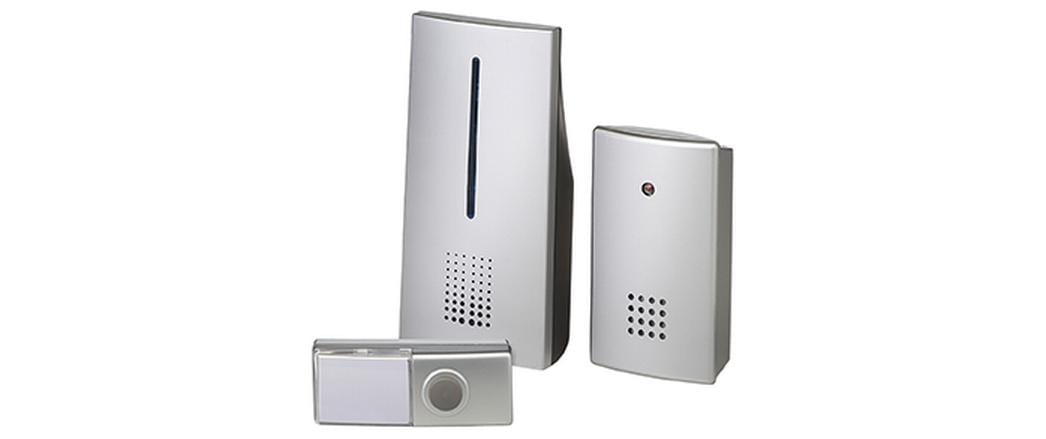 Heidemann Funkgong Set HX Duo – für HX-Geräte, 197×60×230 mm, Silber, IP20