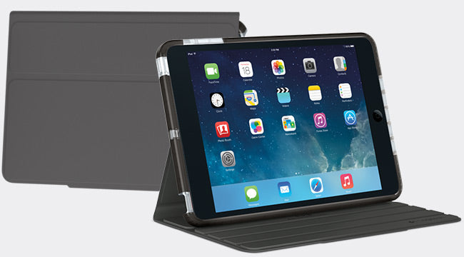 Logitech Folio – iPad mini, iPad mini Retina, Schwarz, Fiberglas, Polycarbonat, Thermoplastische Polyurethane (TPU)