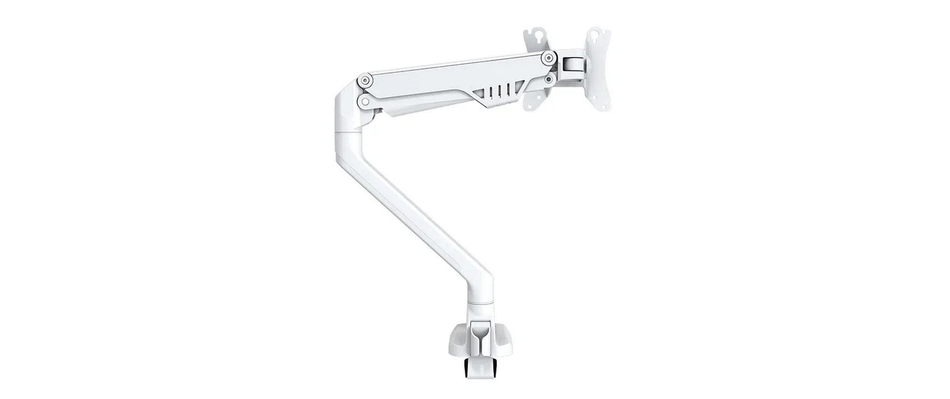 Neomounts FPMA D750WHITE2 – Monitorarm, Tischklemme, bis 32", VESA 75 × 75/100 × 100 mm