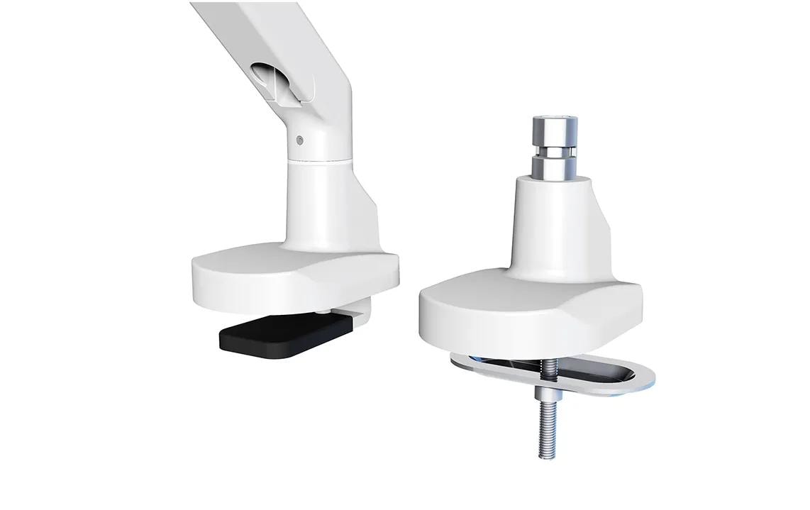 Neomounts FPMA D750WHITE2 – Monitorarm, Tischklemme, bis 32", VESA 75 × 75/100 × 100 mm