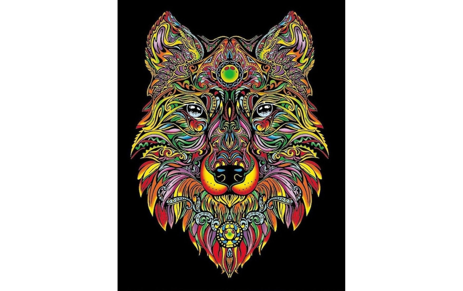 Tataruga Samtbild Malkarton, Karton, 21 × 29,7 cm, Schwarz