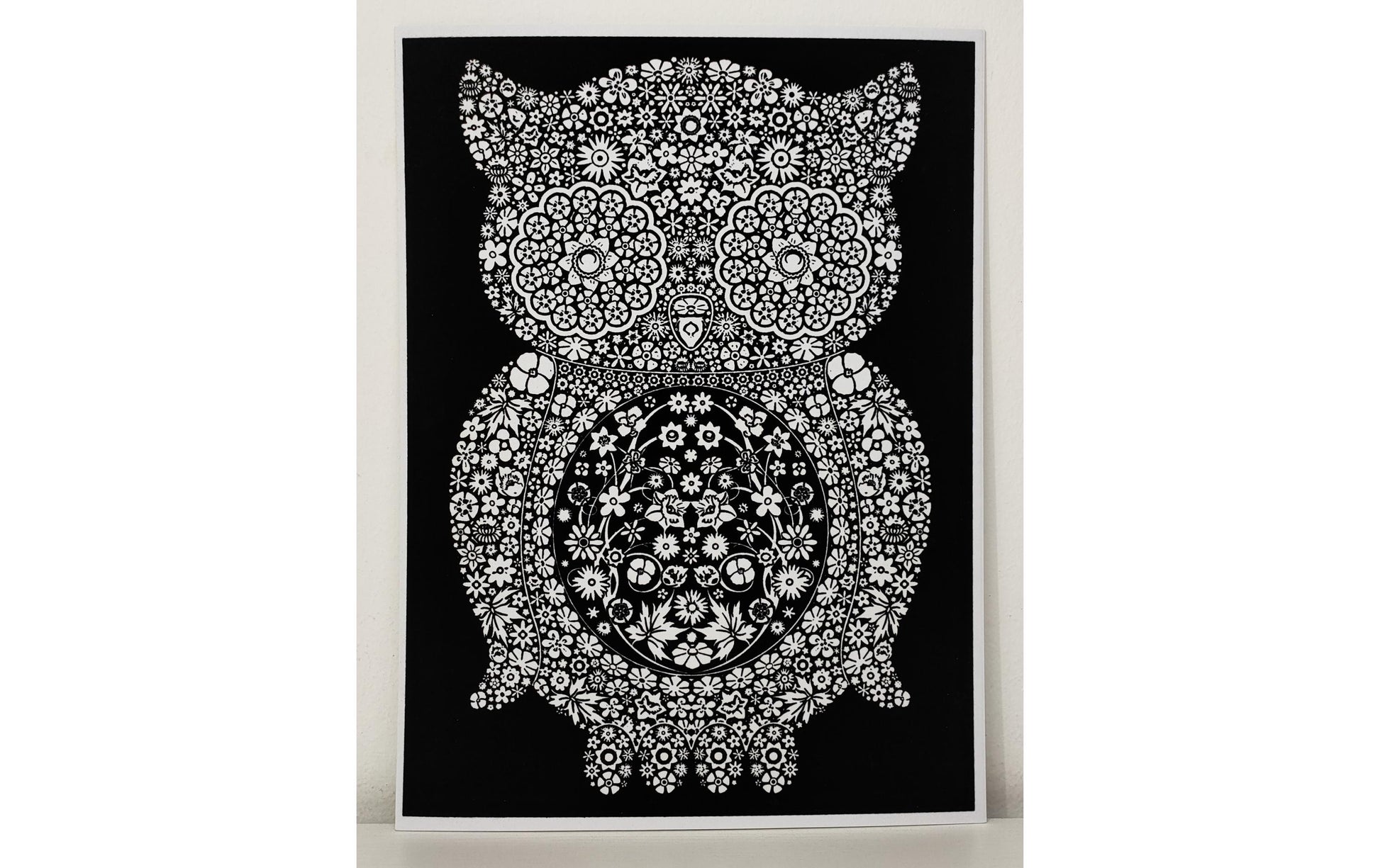 Tataruga Malkarton, Karton, 21 × 29,7 cm, schwarz