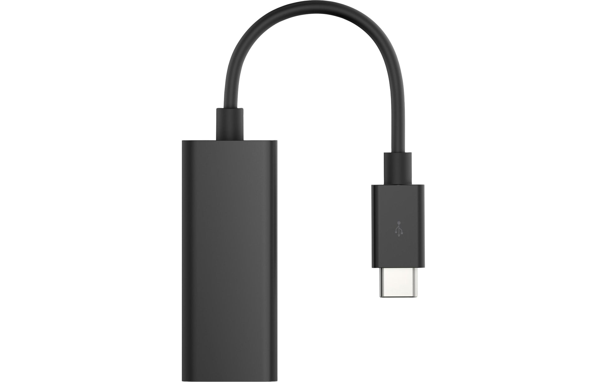 HP G2 Netzwerkadapter USB-C zu RJ-45 – 1× RJ-45, 0,1 m Kabellänge, für Windows 10/11 – Schwarz