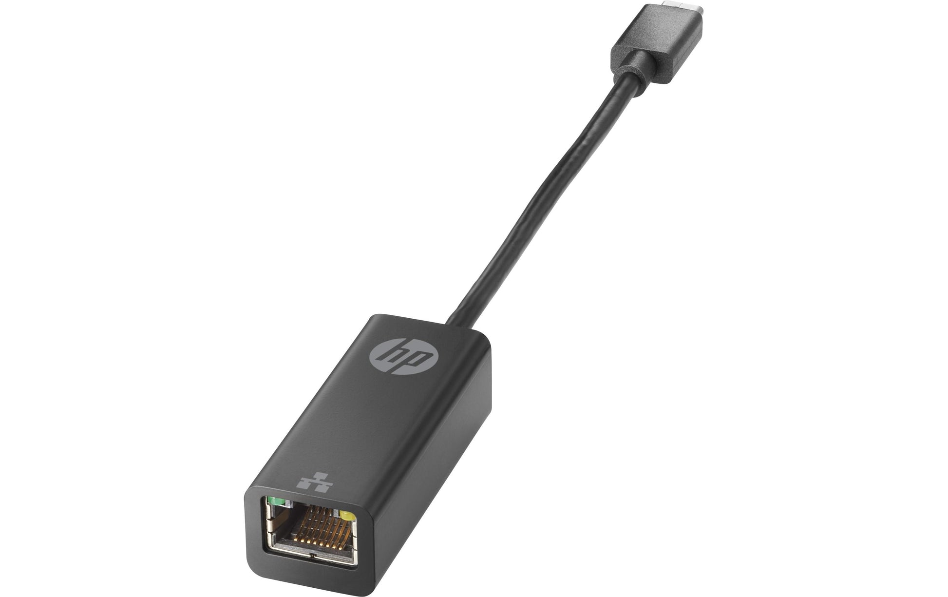 HP G2 Netzwerkadapter USB-C zu RJ-45 – 1× RJ-45, 0,1 m Kabellänge, für Windows 10/11 – Schwarz