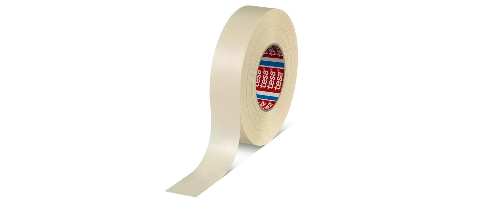 TESA Spezial-Abdeckband 4432, beige – 19 mm × 50 m, Papier, innen/außen, temperaturbeständig bis 100 °C