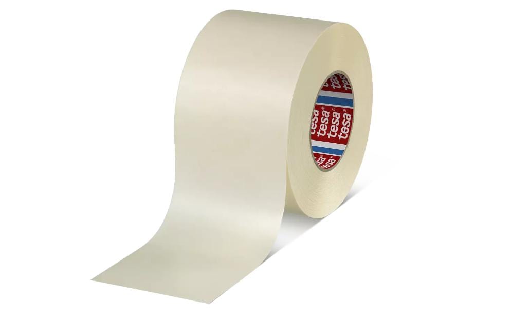 TESA Malerband, chamois – 75 mm × 50 m, innen/aussen, temperaturbeständig bis 100 °C