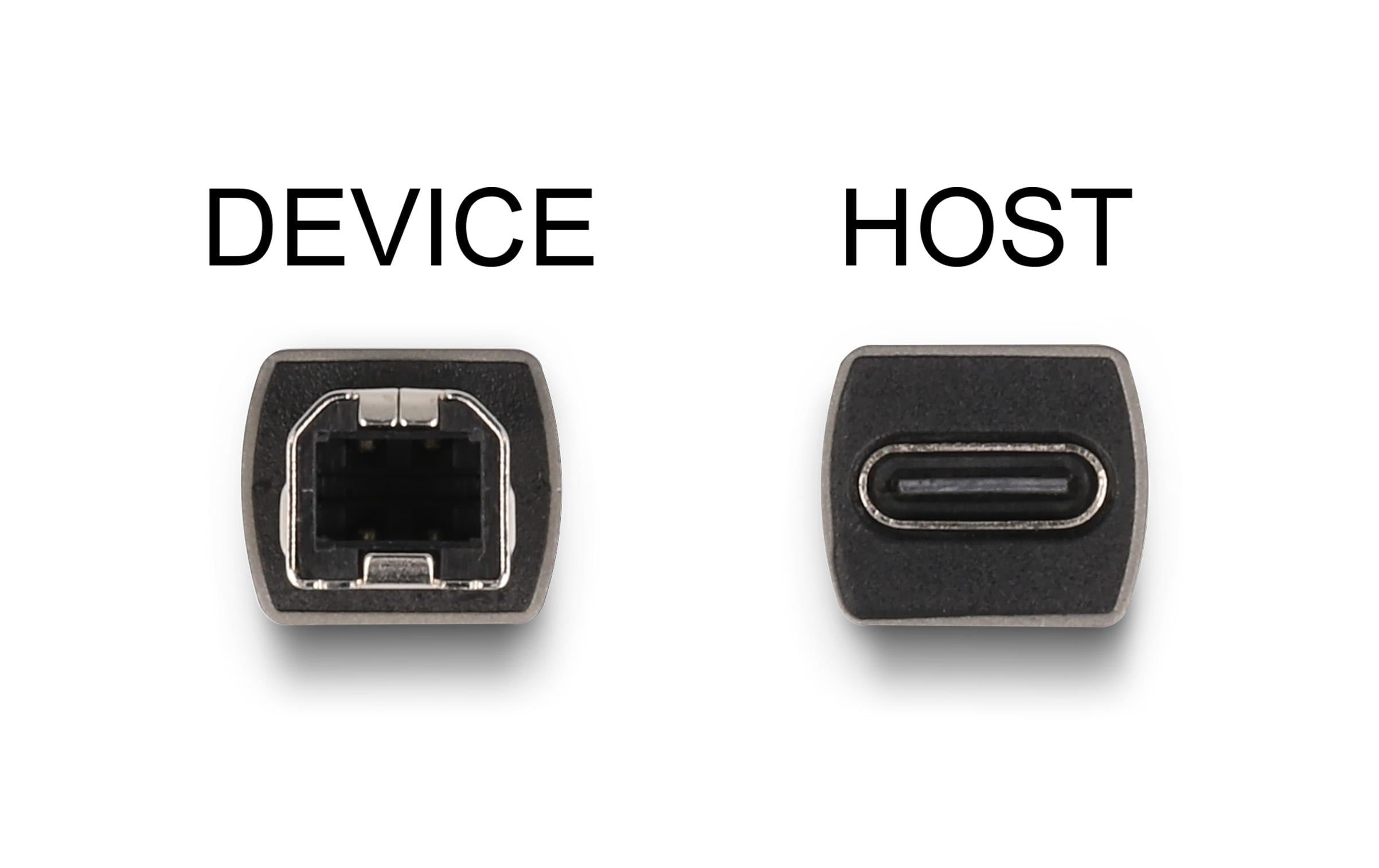 DeLOCK USB-Adapter USB-C auf USB-B – USB 2.0 (480 Mbit/s) – Schwarz/Anthrazit