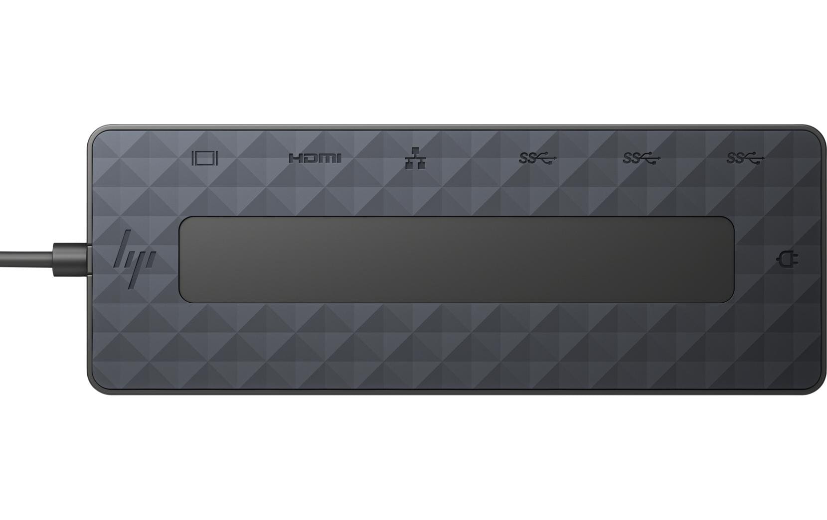 HP Multiport-Adapter – USB-C, 1× DP, 1× HDMI, 2× USB-A, 65 W PD, GbE, für Windows/Mac/ChromeOS