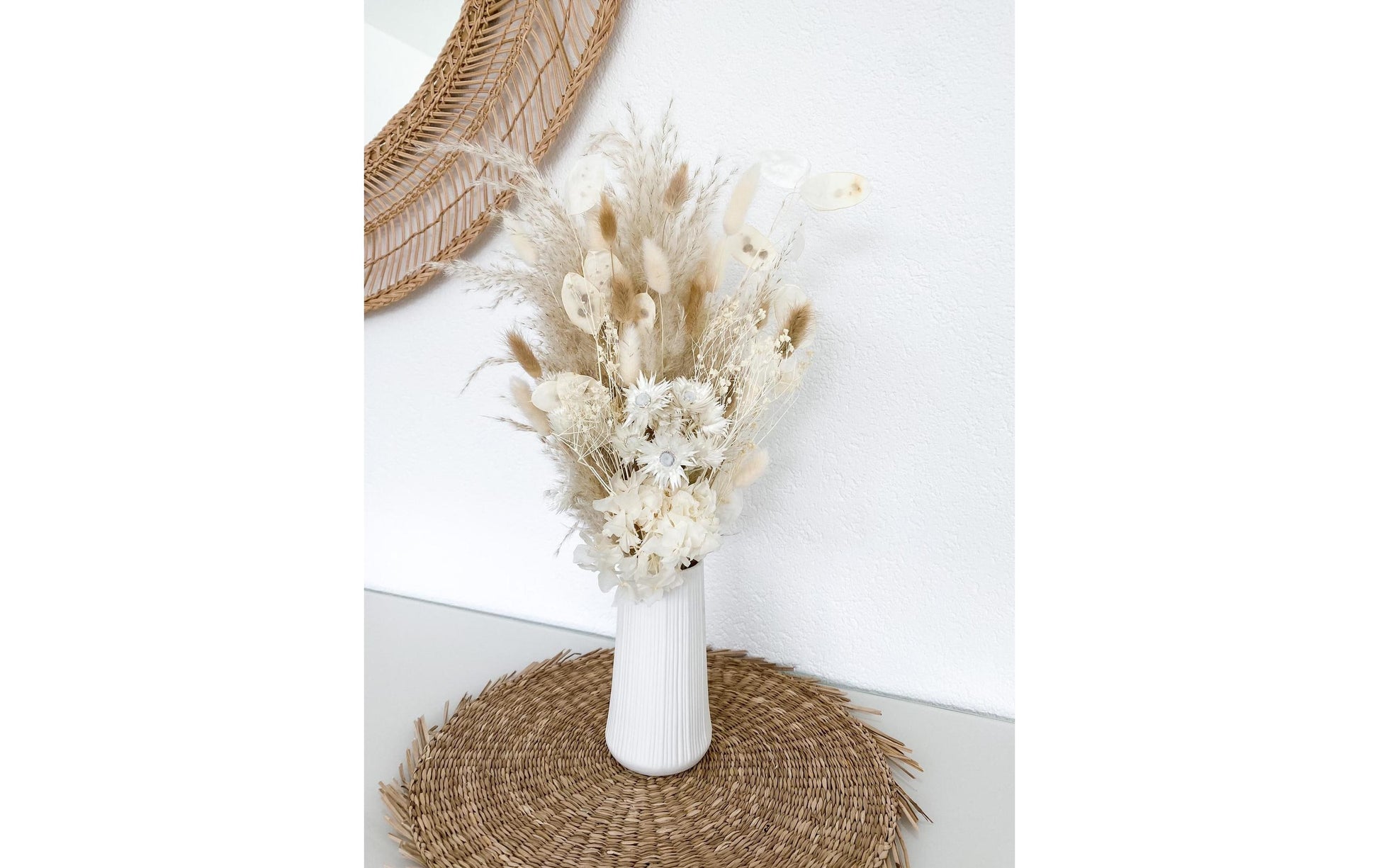 Soli Collection Trockenblumen – Weiss – 60 cm