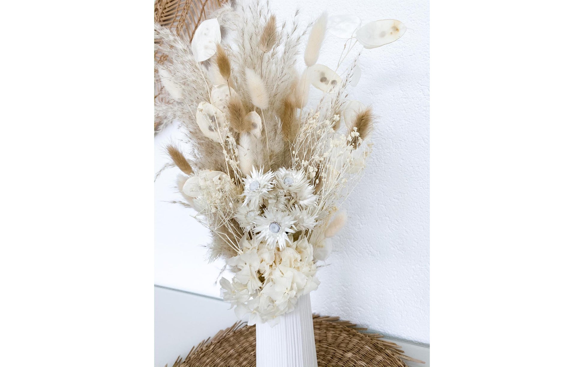 Soli Collection Trockenblumen – Weiss – 60 cm