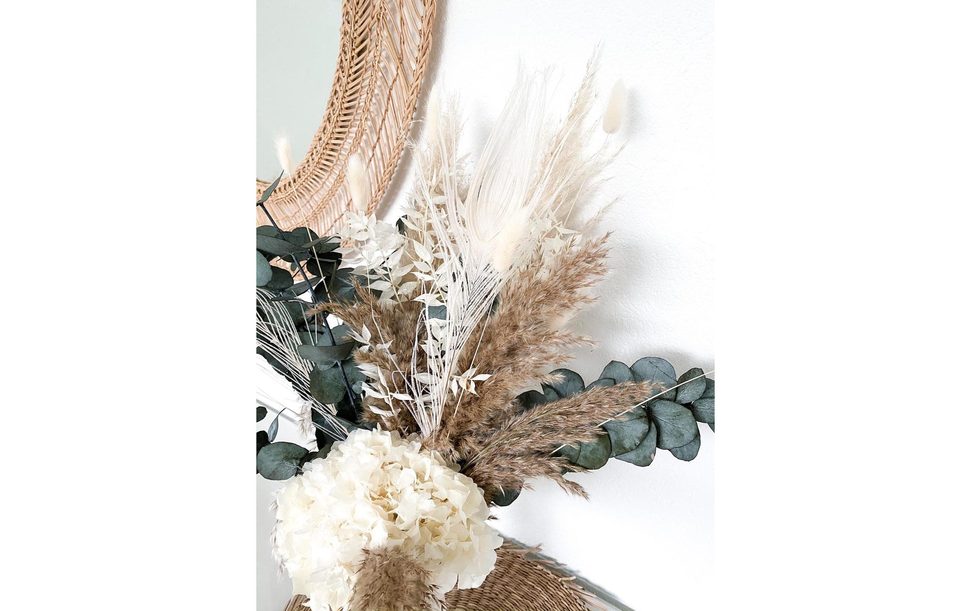 Soli Collection Trockenblumen – Weiss – 60 cm – 1er-Pack