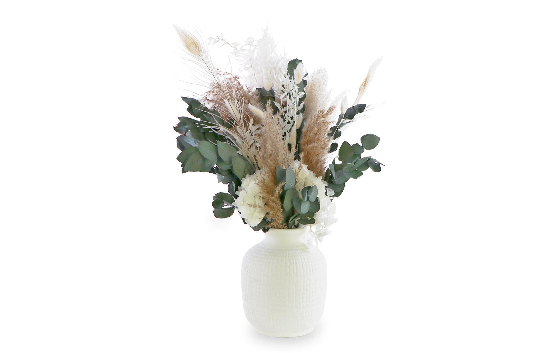 Soli Collection Trockenblumen – Weiss – 60 cm – 1er-Pack