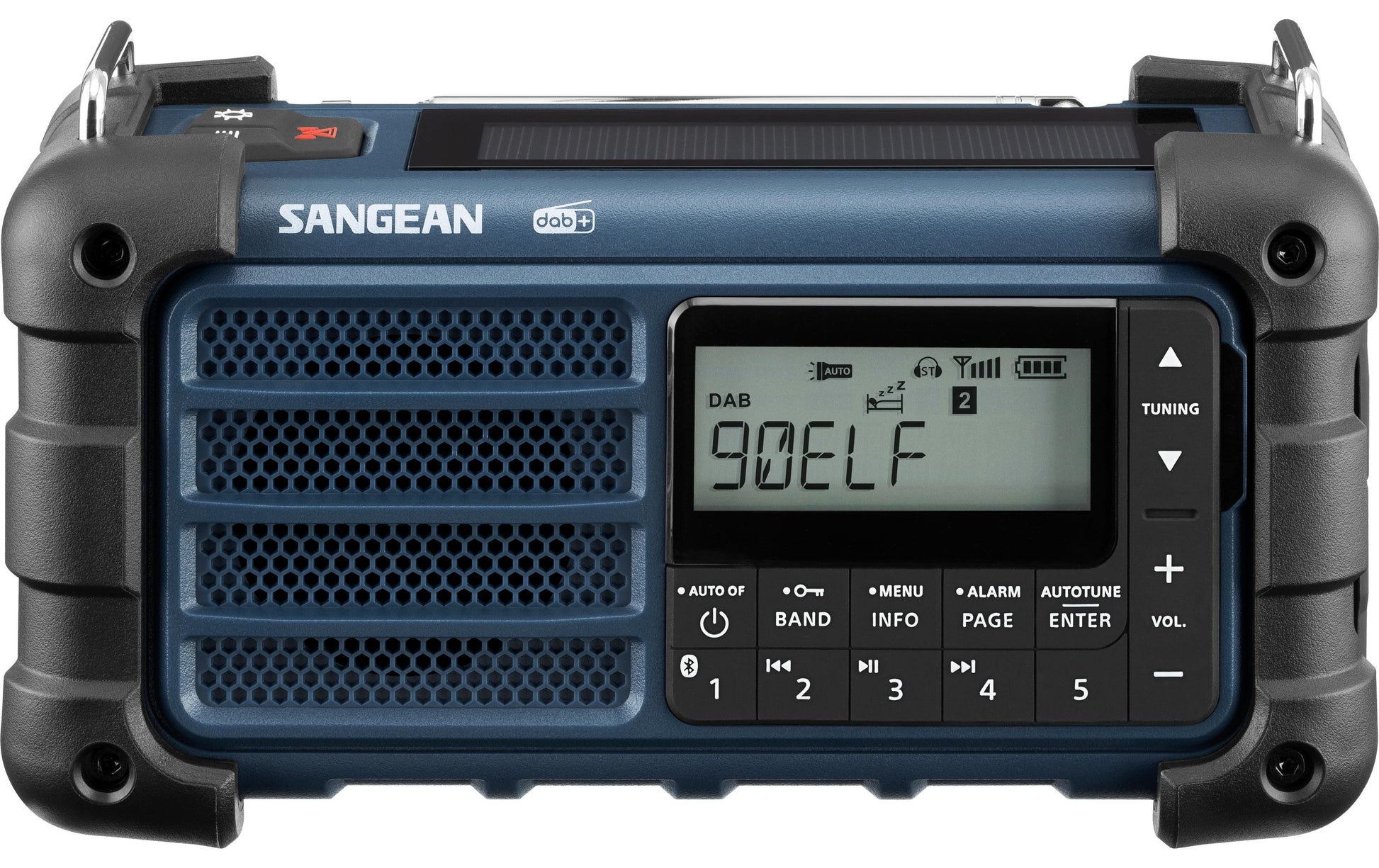 Sangean MMR-99DAB+ – DAB-/Internetradio – Portabel – DAB+, UKW, Bluetooth, Akkubetrieb – Blau