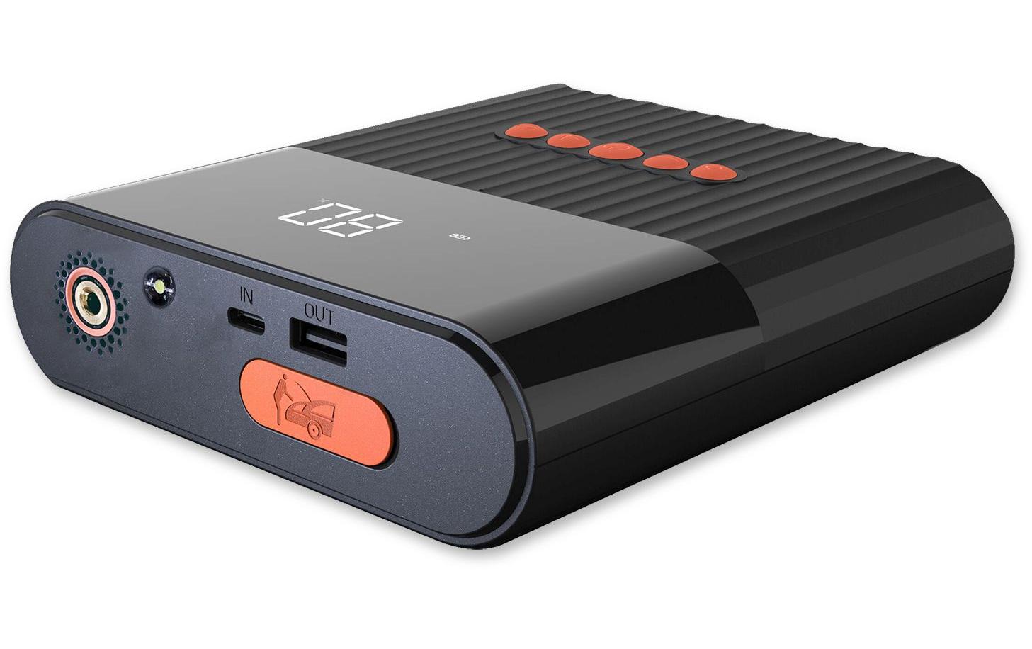 4smarts PitStop Jump Starter Powerbank 8'800 mAh – 1× USB-C, 1× USB-A, schwarz