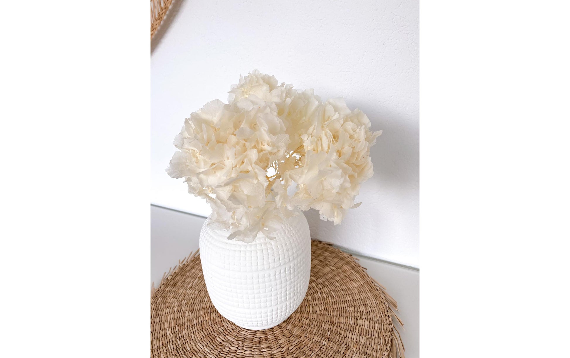 Soli Collection Trockenblumen Hortensien – Weiss – 30 cm – 1er-Pack