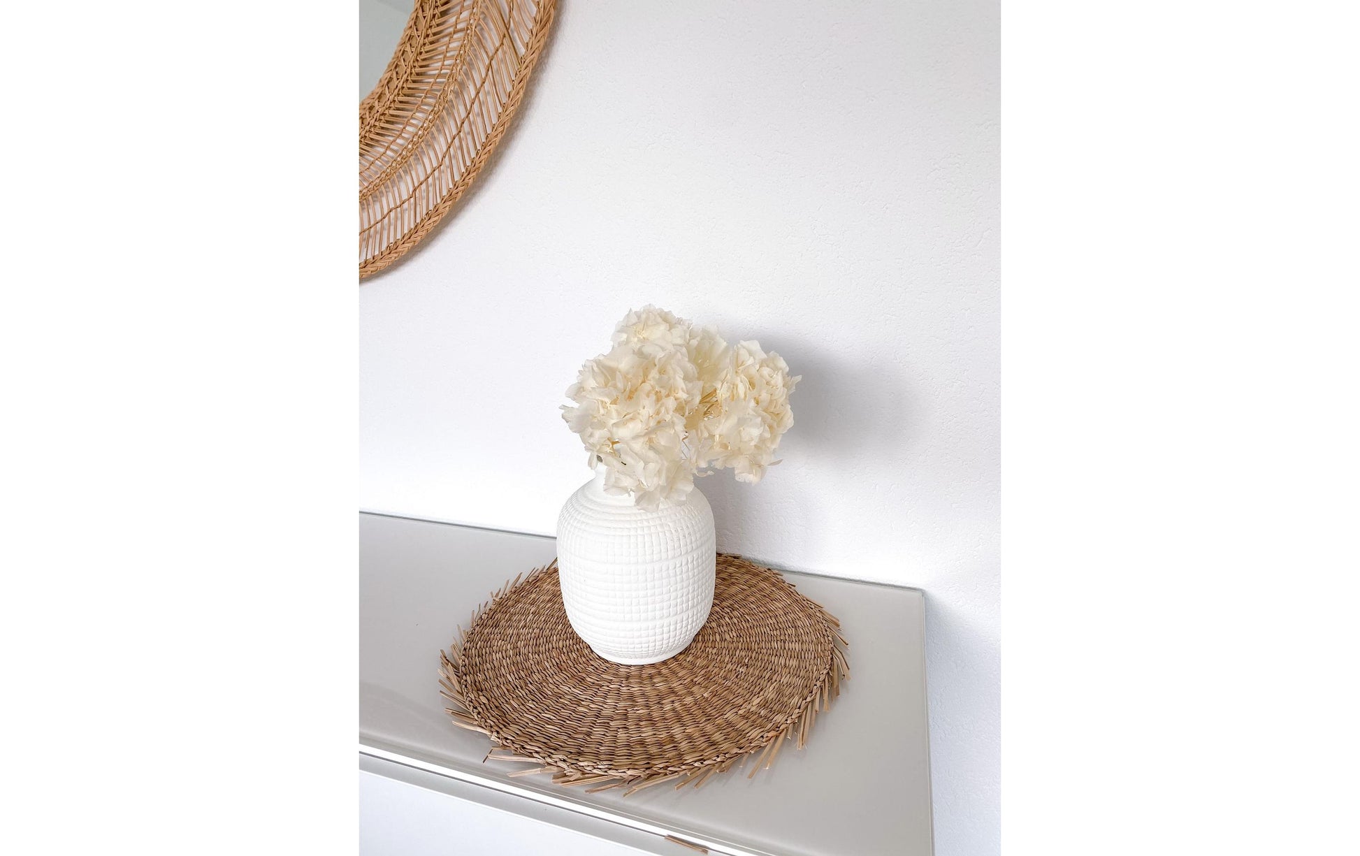 Soli Collection Trockenblumen Hortensien – Weiss – 30 cm – 1er-Pack