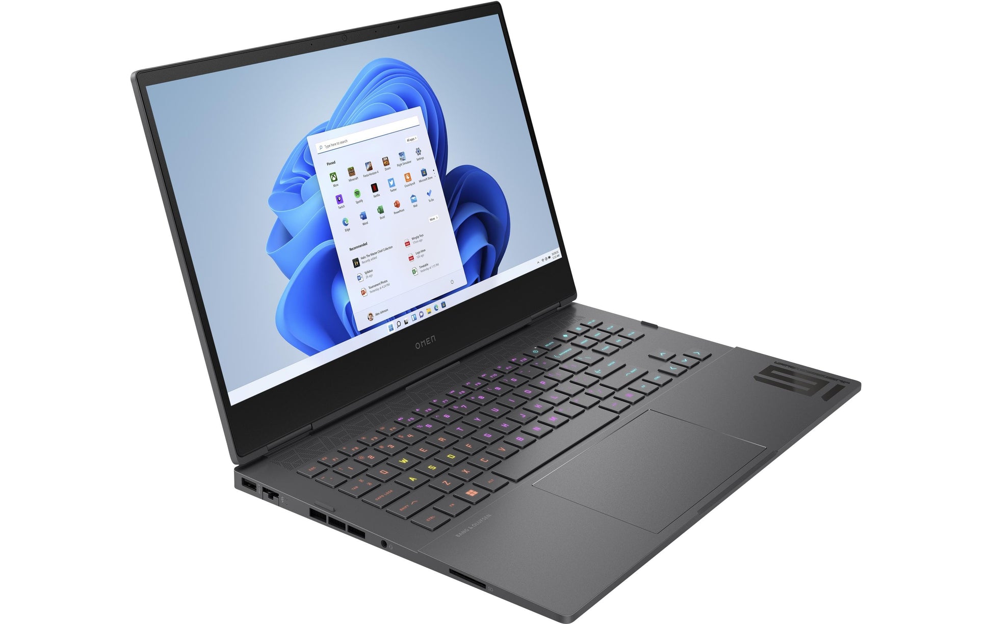 HP OMEN 16-N0848nz Notebook – Wi‑Fi, Bluetooth, Ethernet – Akku 83 Wh – 369,2 × 248 × 23 mm
