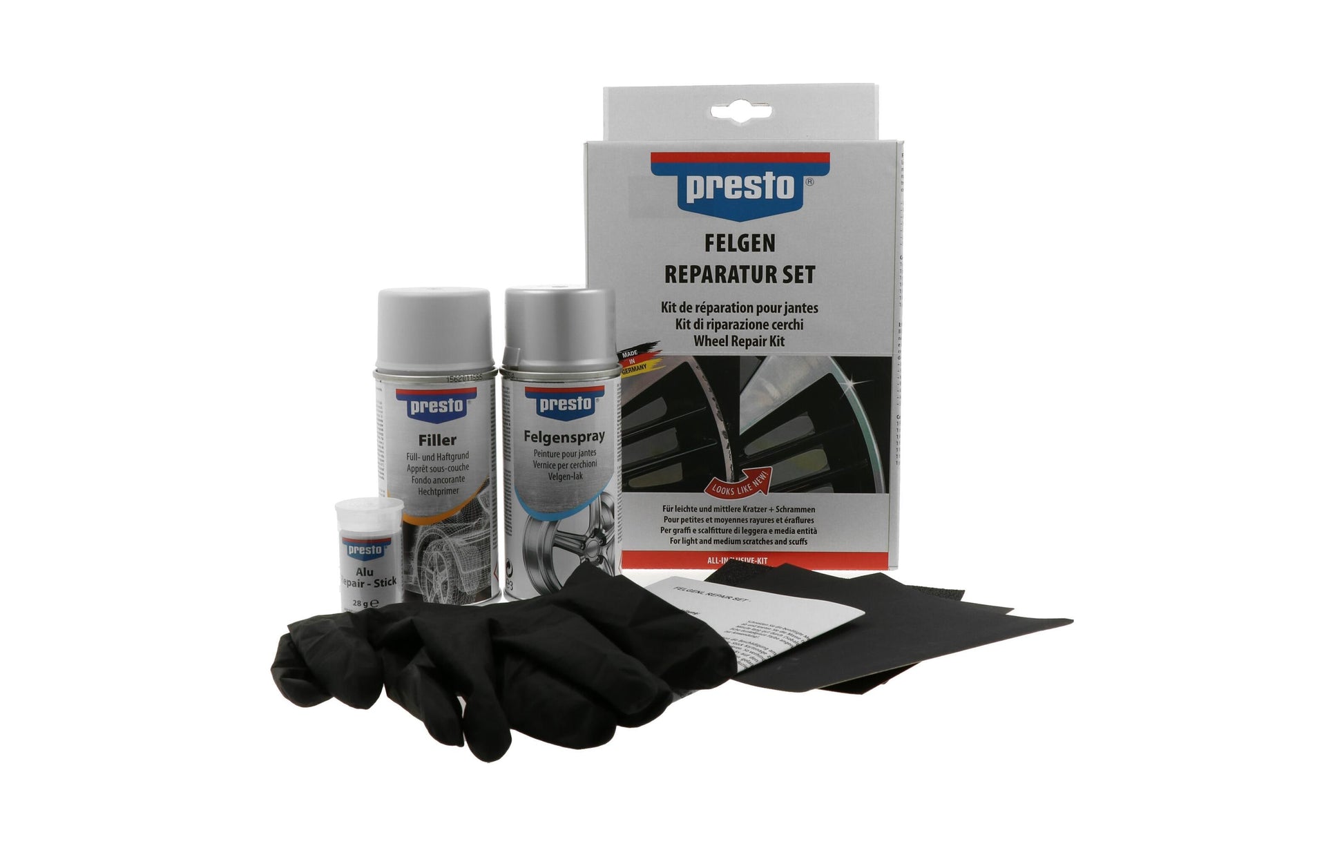 Presto Reparatur-Set Felgen – Silber – 1 Stk.