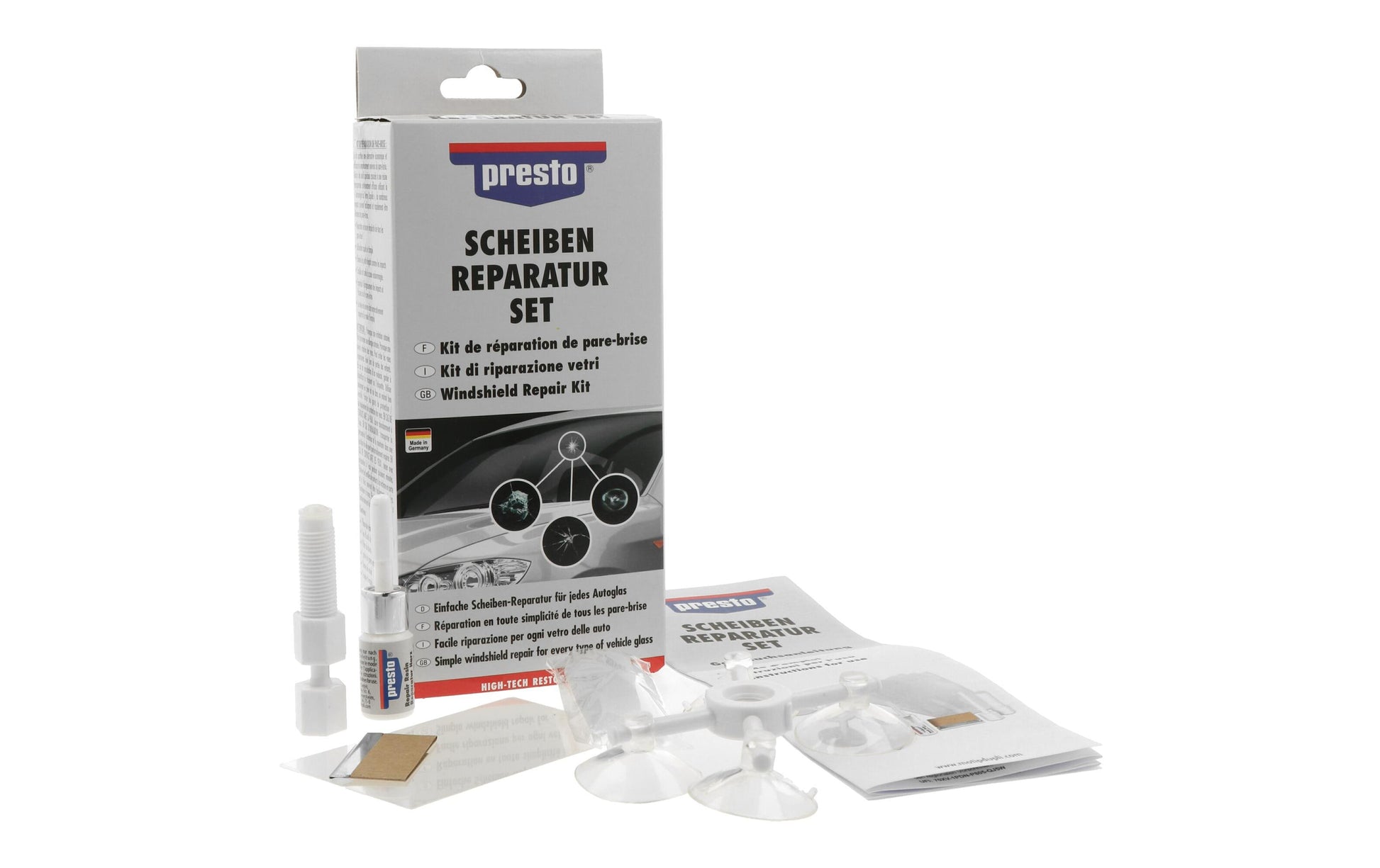 Presto Reparatur-Set – für Windschutzscheibe – 1 Stk.