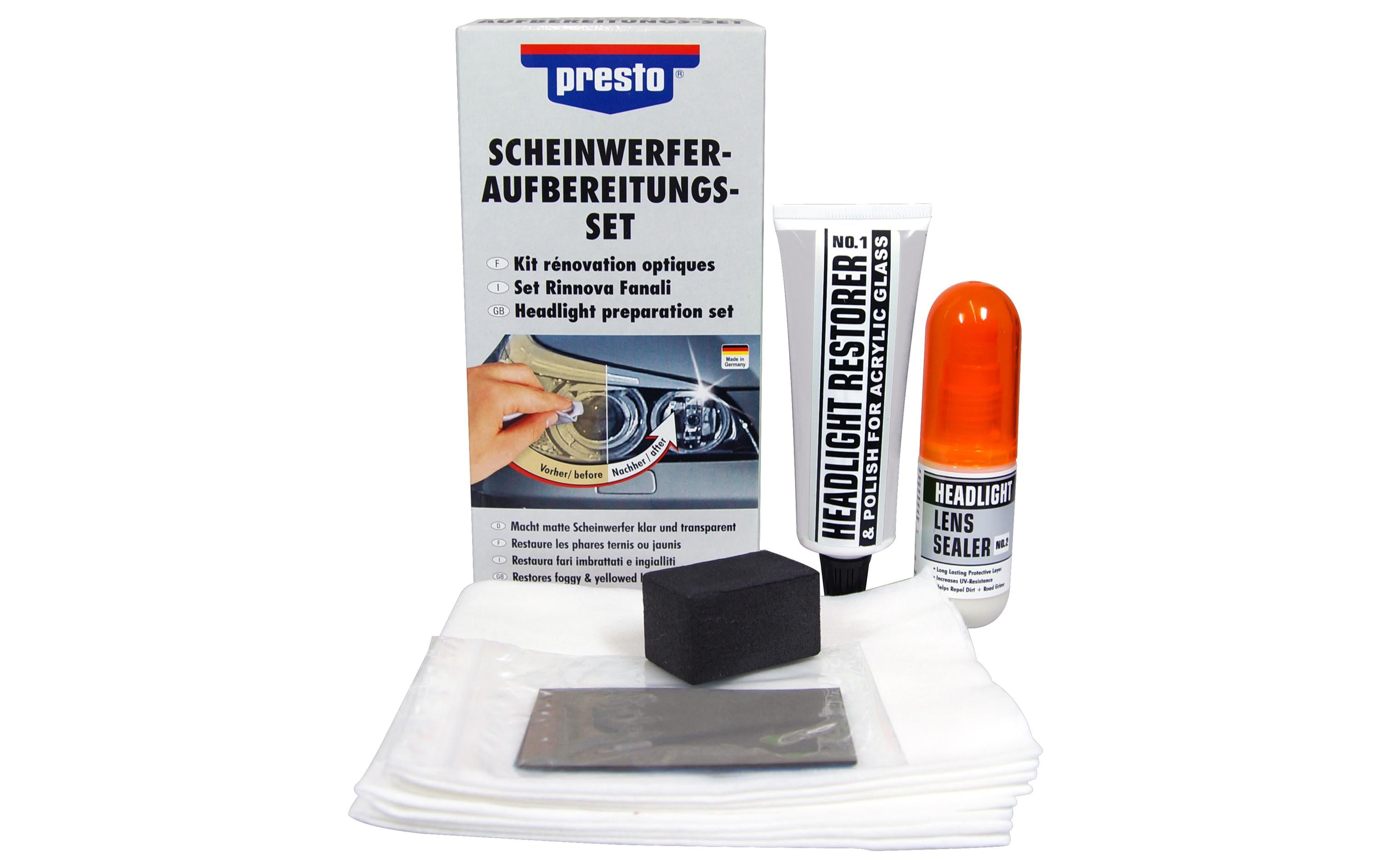 Presto Scheinwerfer Reparatur-Set – Weiss