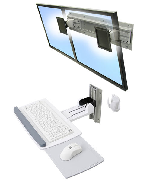 Ergotron Neo-Flex 45-403-062 – Monitor-Wandhalterung – neigbar, schwenkbar – Weiss