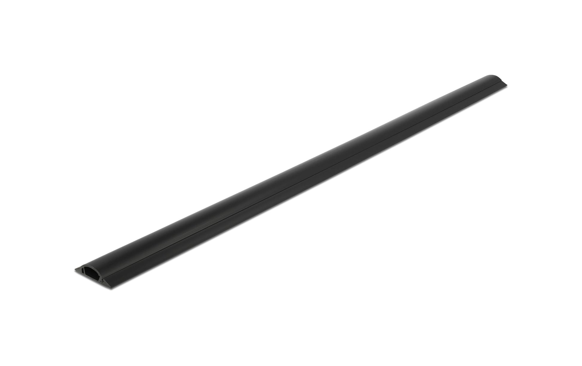 DeLOCK Wandkanal – 30×8 mm – 1 m – PVC – Schwarz, selbstklebend