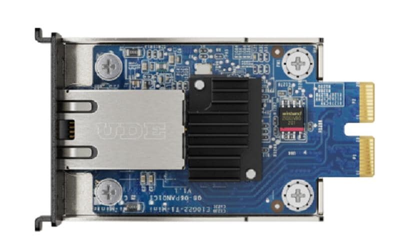 Synology E10G22-T1-Mini 10G-Karte – PCIe 3.0 x2, 1× RJ-45, für Synology RS422+, DS1522+
