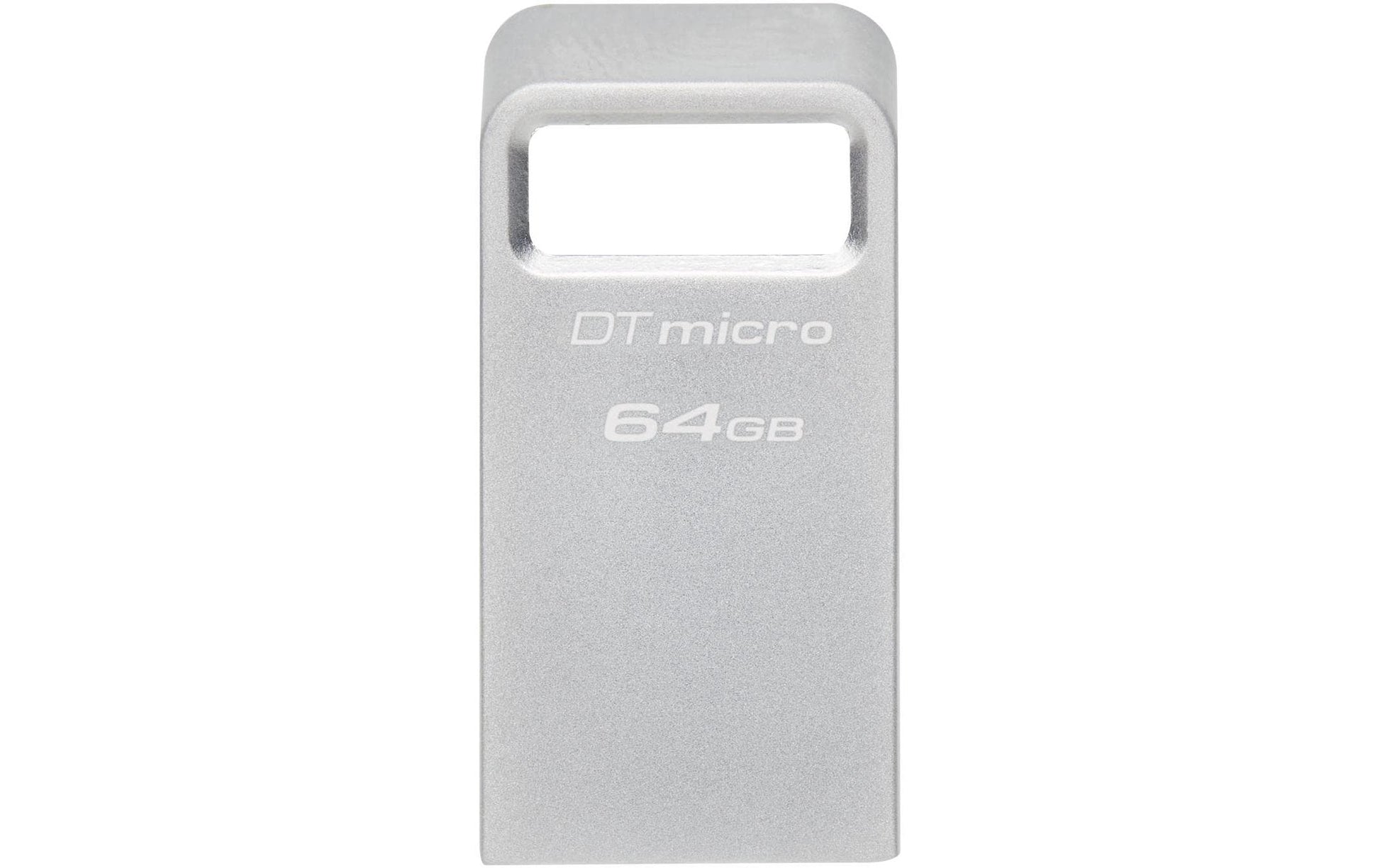Kingston Technology Kingston DT Micro USB-Stick – 64 GB, USB 3.2 Gen 1, 200 MB/s, Metall