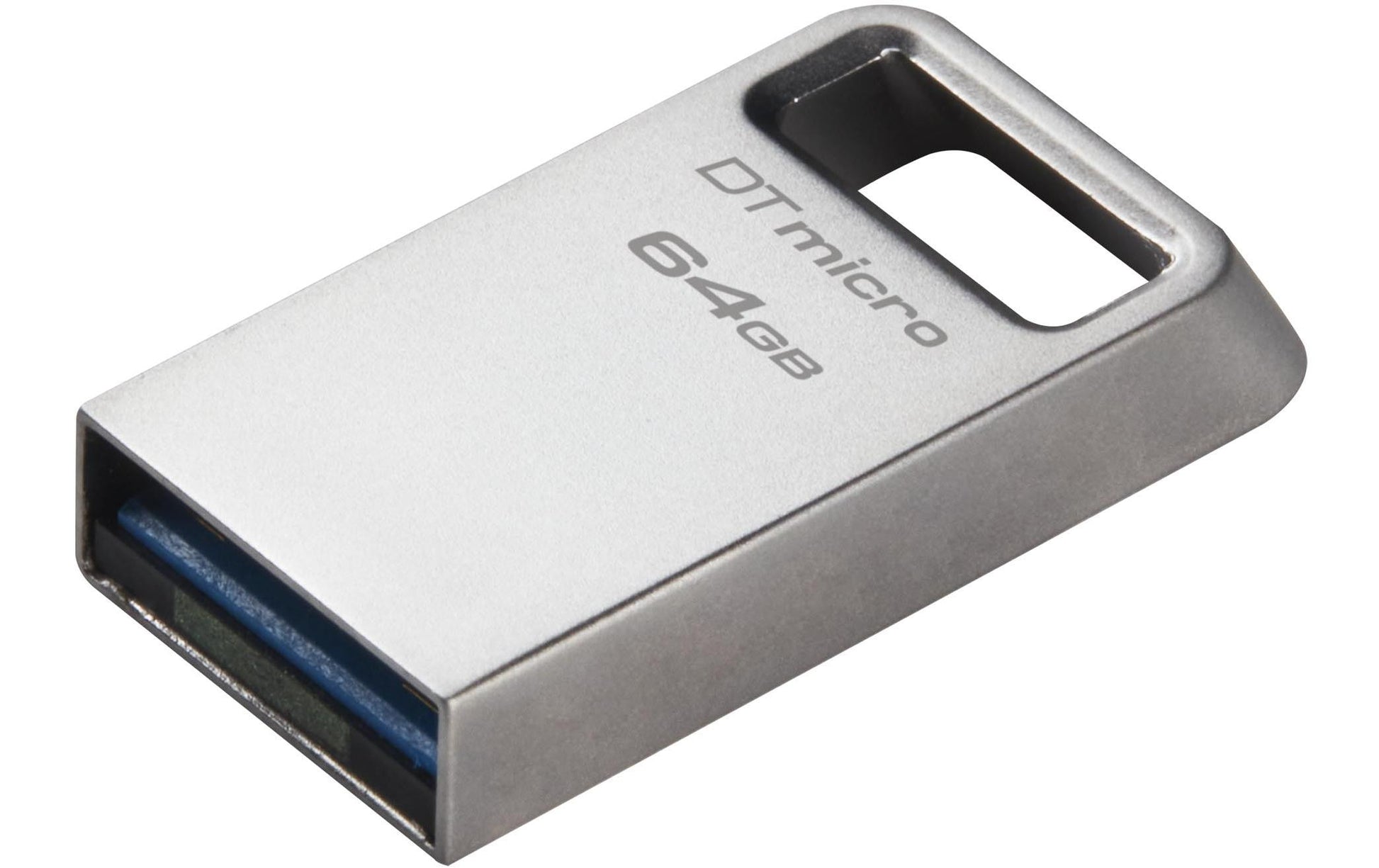 Kingston Technology Kingston DT Micro USB-Stick – 64 GB, USB 3.2 Gen 1, 200 MB/s, Metall
