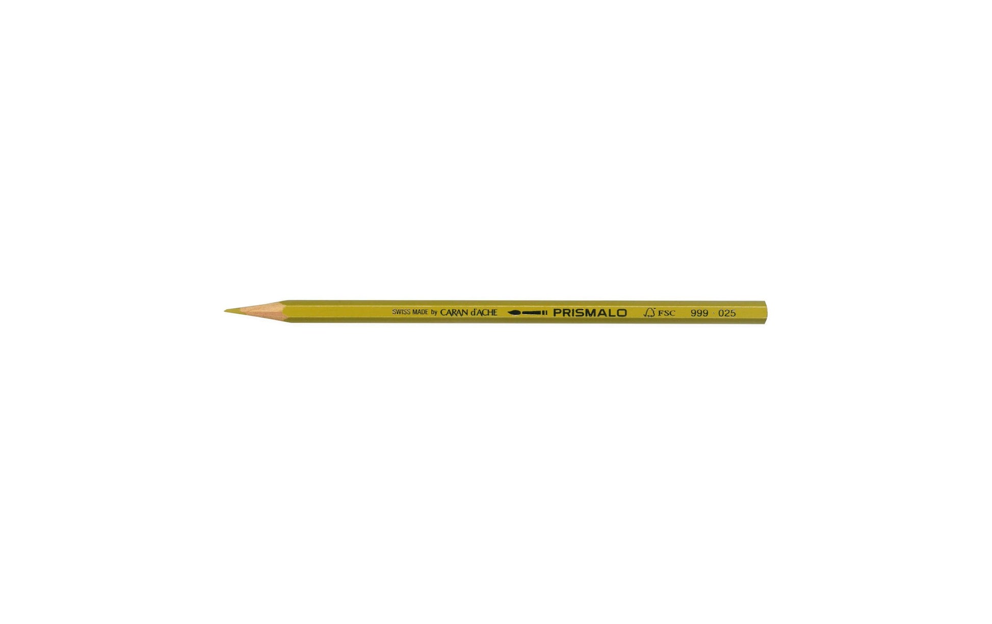 Caran d-Ache Caran d'Ache Aquarellfarbstift Prismalo – grünocker, Ø 3 mm, FSC