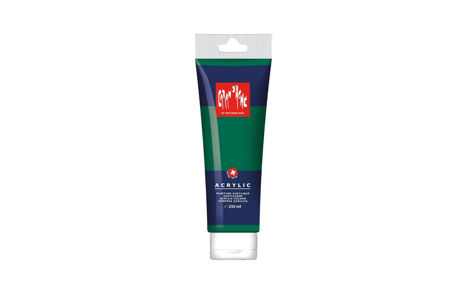 Caran d-Ache Caran d'Ache – Acrylfarbe – Smaragdgrün, 250 ml