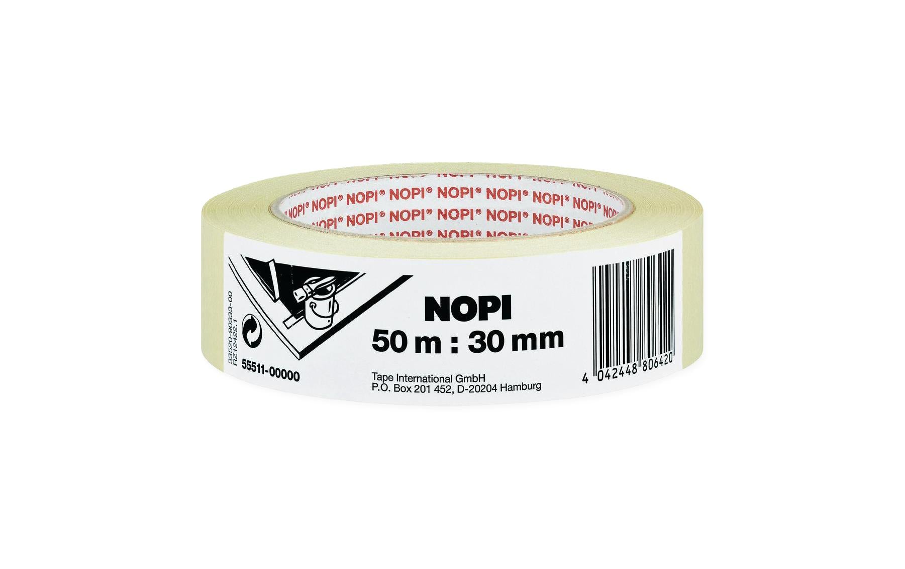 TESA Malerband NOPI – 30 mm × 50 m, innen