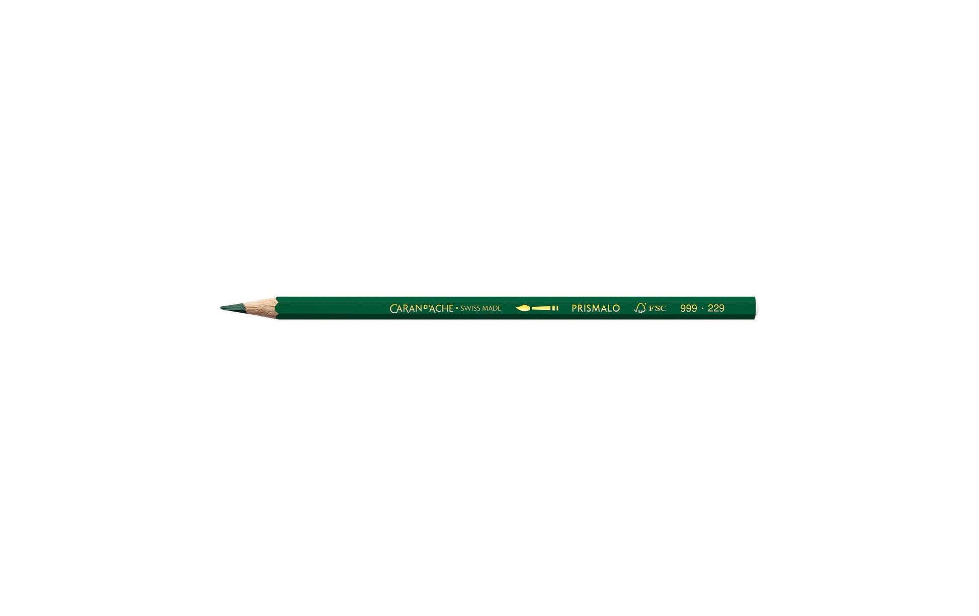 Caran d-Ache Caran d'Ache Prismalo Aquarellfarbstift – Dunkelgrün, Ø 3 mm, FSC
