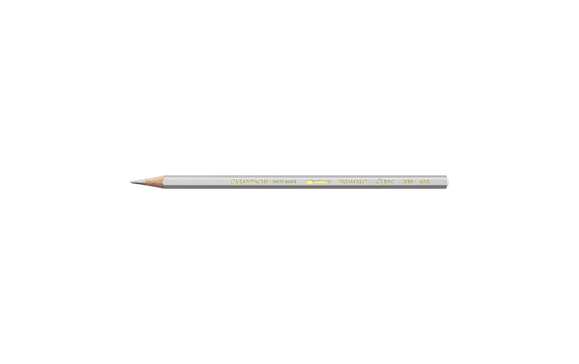Caran d-Ache Caran d'Ache Prismalo Aquarellfarbstift – silbergrau, Ø 3 mm, FSC