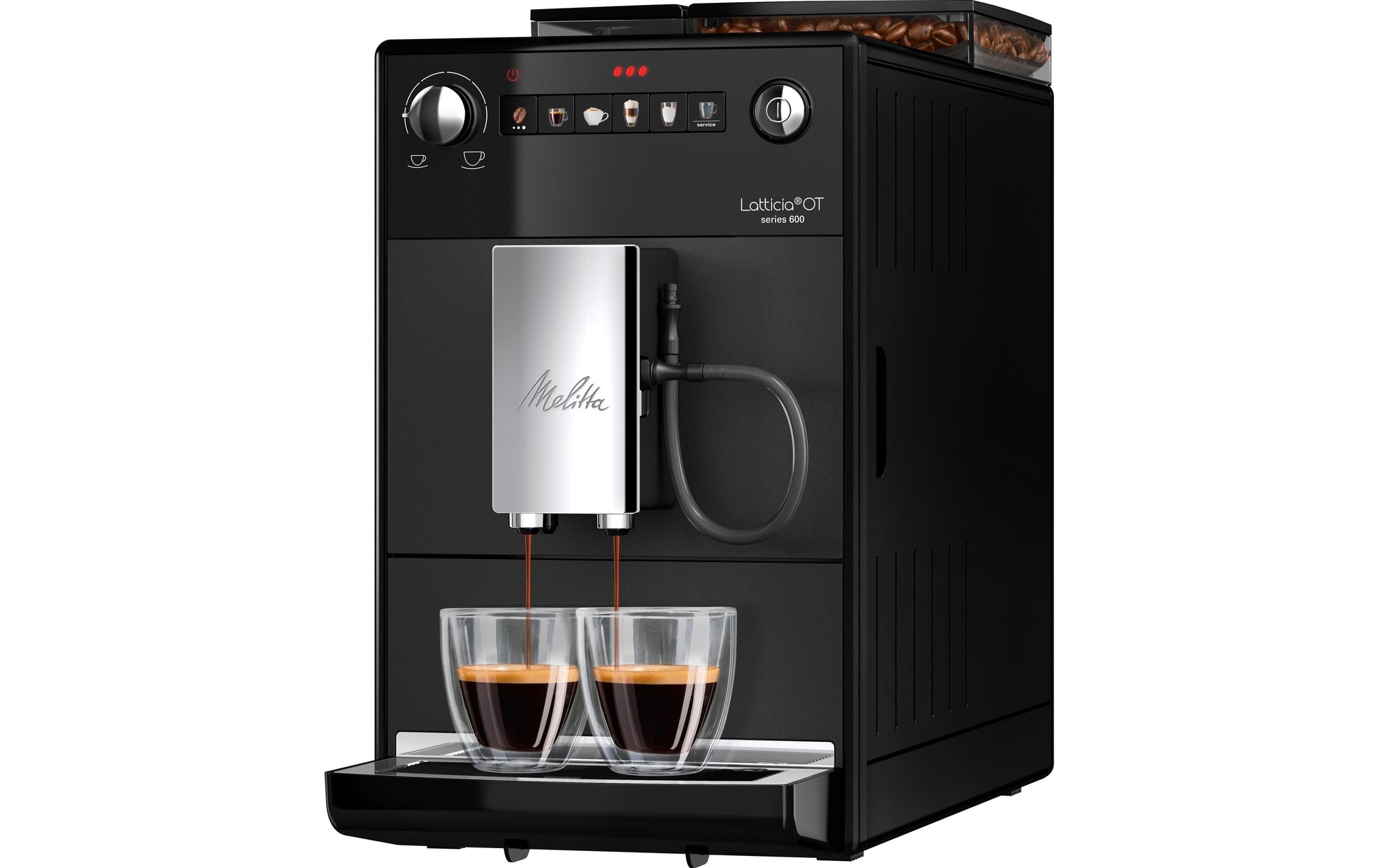 Melitta Latticia OT Kaffeevollautomat – 15 bar, 1,5 l, 250 g, Grau