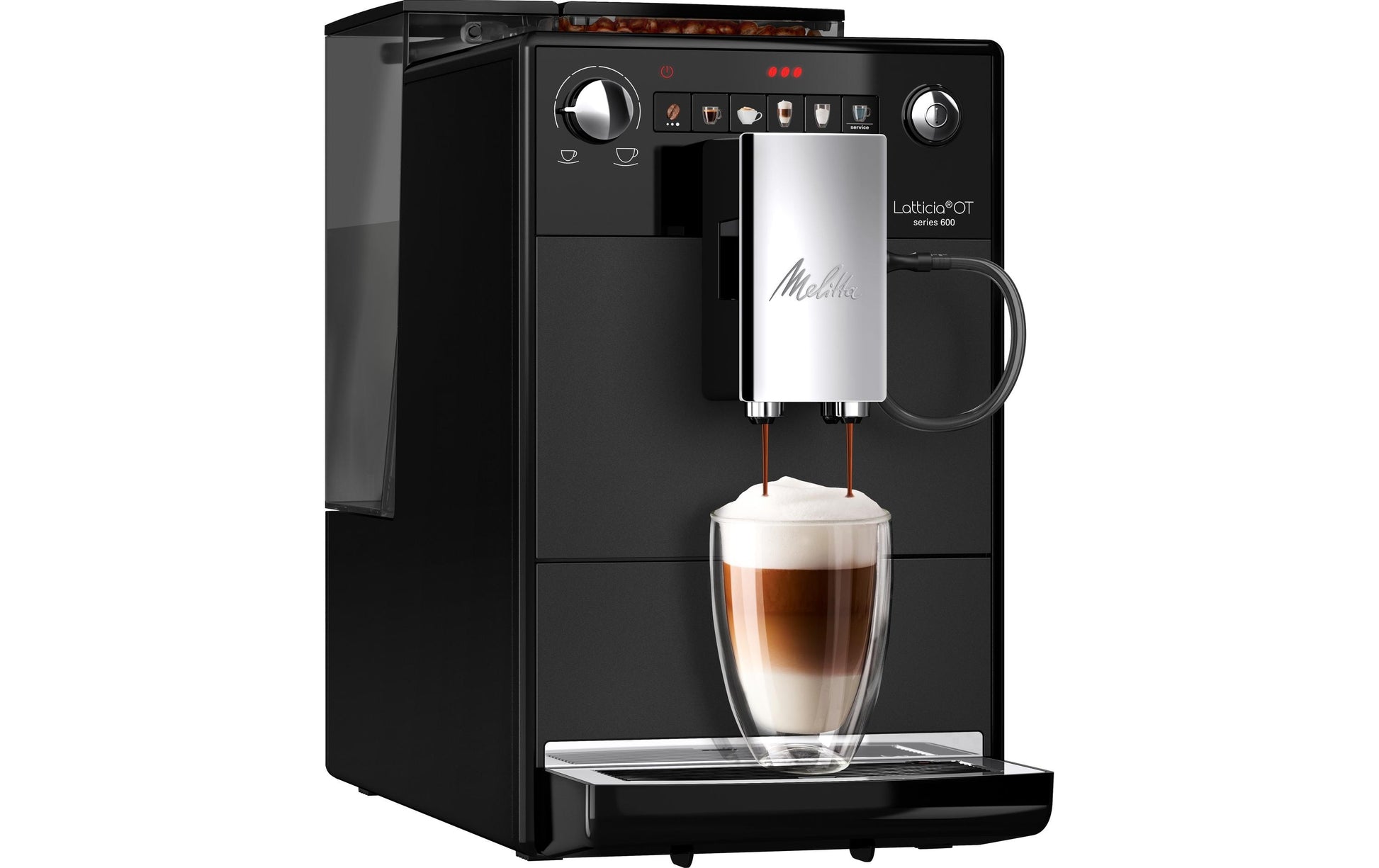 Melitta Latticia OT Kaffeevollautomat – 15 bar, 1,5 l, 250 g, Grau