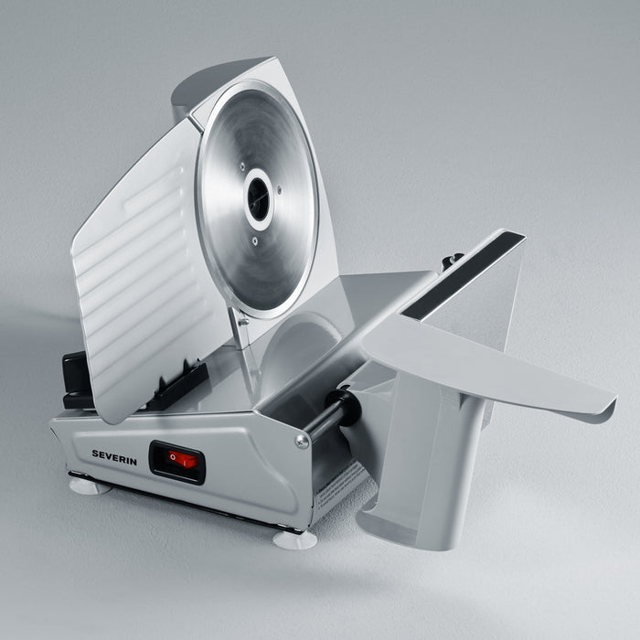 Severin Allesschneider AS 3915 – 15 mm, Ø 19 cm, 180 W – Metall/Silber