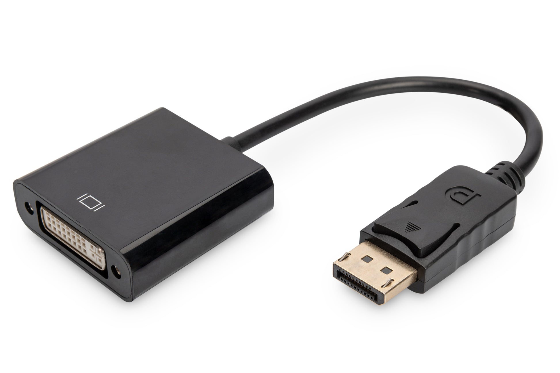 Digitus DisplayPort (Stecker) auf DVI-I (Buchse) Adapter, DP 1.1a, 1080p, 15 cm, Dual-Link DVI