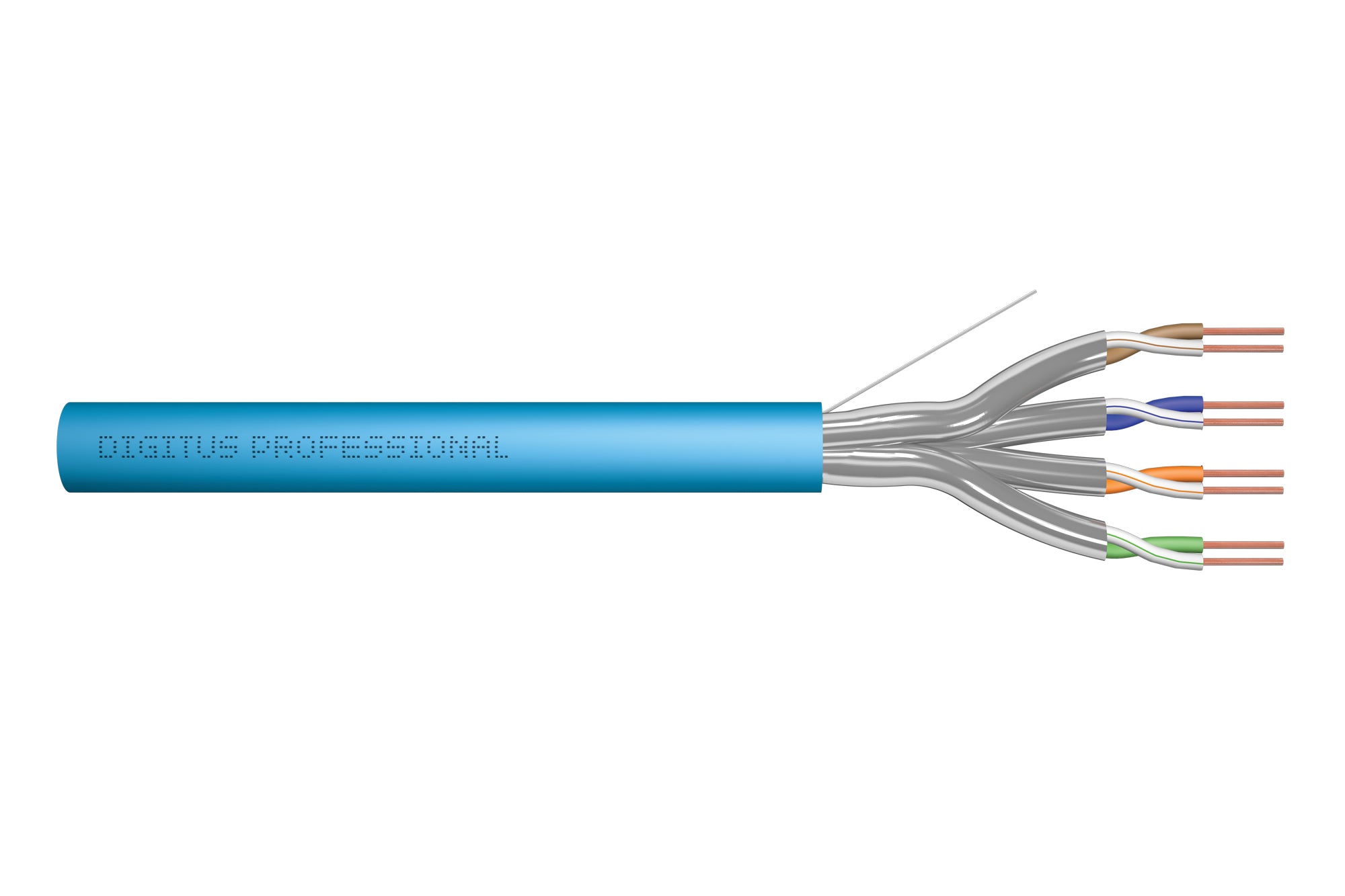 Digitus CAT 6A U-FTP Duplexkabel – 500 m, geschirmt