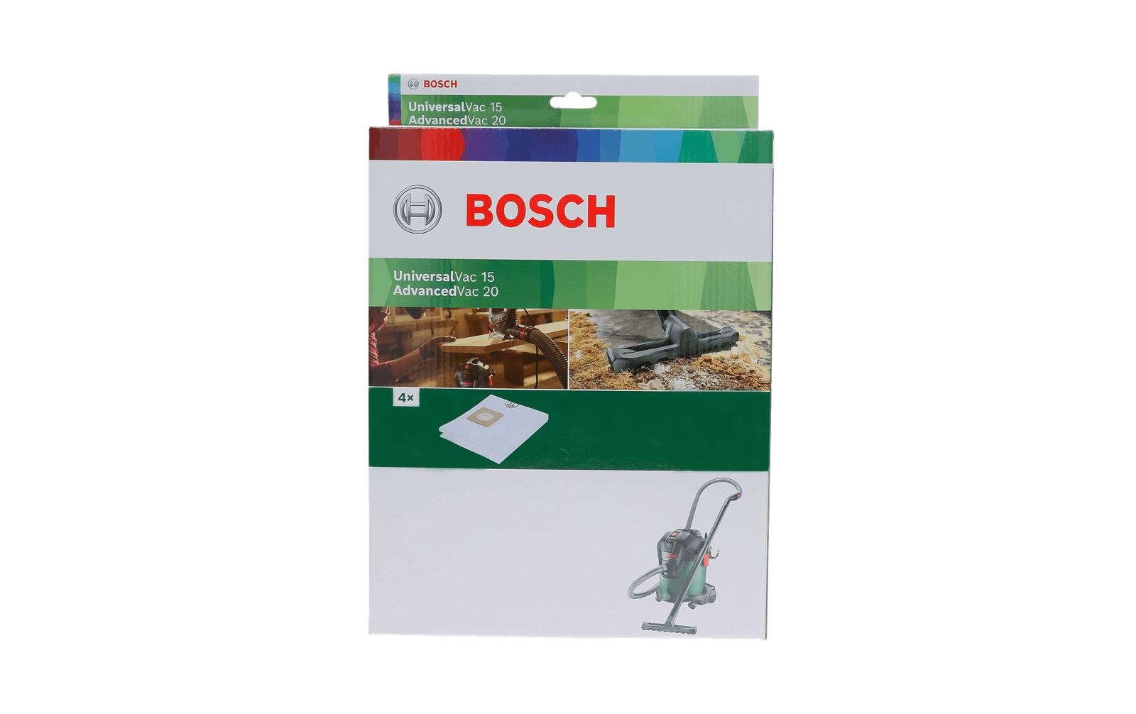 Bosch Staubbeutel – 4 Stück, für Bosch AdvancedVac 18V-8