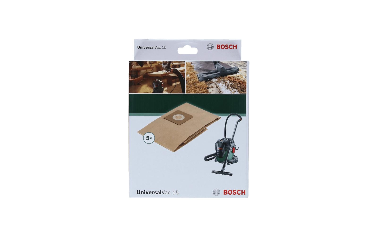 Bosch Staubbeutel AdvancedVac 18V-8 – 5 Stück, für AdvancedVac 18V-8