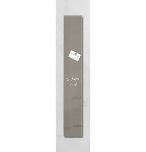 Sigel Whiteboard – 12 × 78 cm, Glas, magnetisch, Wandmontage, inkl. Magnetwürfel, Montagesatz