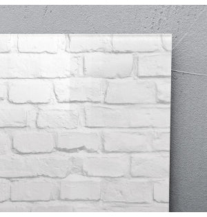 Sigel Whiteboard – 48 × 48 cm, Glas, magnetisch, Wandmontage